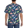 thumbnail image 3 of Bixox Men's Dinosaur Printed Short Sleeve Skinny Athletic T-Shirt, 3 of 6