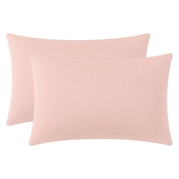 Unique Bargains Cotton Envelope Closure Pillowcases 2 Pack Wrinkle Resistant Bedding Pink