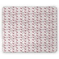 thumbnail image 1 of Flower Mouse Pad, Abstract Demonstration of Floral Pattern with Scandinavian Motifs, Rectangle Non-Slip Rubber Mousepad, Pink Charcoal Grey and Grey, by Ambesonne, 1 of 2