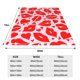 thumbnail image 3 of Balery Lips Kiss Manta de Felpa Suave y Acogedora – Cobija de Franela Aterciopelada para Cama, Lavable y Cálida para Sofá, Mascotas, Transpirable-40"x30", 3 of 7