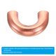 thumbnail image 4 of Accesorio de tubería de cobre en codo, conexión de soldadura por fusión para plomería de aire acondicionado HVAC, 3/8 pulgadas 4, 4 of 6