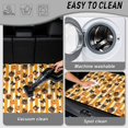 thumbnail image 5 of HUIACONG Fall Pumpkin Bow Car Trunk Mat 29" x 39" Stain Resistant Non-Skid All Season Universal Fit for SUVs, Sedans, Trucks Quick Dry Polyester Rear Cargo Liner Auto Interior Decor, 5 of 7