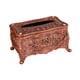 thumbnail image 5 of Caja de pañuelos acrílicos, dispensador de servilletas Rectangular, contenedor de almacenamiento, soporte de papel higiénico para baño, dormitorio, Pequeño Bronce Rojo BLESIY sostenedor del tejido, 5 of 8