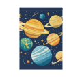 thumbnail image 2 of Cartoon Solar System Planet Garden Flag 12x18 inch Double Sided Outside Yard Decorations for Home Outdoor, 2 of 6