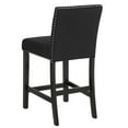 thumbnail image 5 of New Classic Furniture Celeste 39.5" Wood Counter Chair in Black (Set of 2), 5 of 6