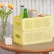 thumbnail image 5 of Cesta de almacenamiento de escritorio Organizador de plástico | Contenedor de almacenamiento plegable de gran capacidad para oficina, refrigerio, juguete, cocina | Apilable, Transpirable, Asas |, 5 of 6