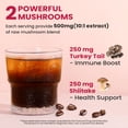thumbnail image 2 of Venture Pal Slim Mushroom Coffee,Instant Coffee with Berberine, Cinnamon, Yerba Mate,Turmeric, & More, 1800mg(10:1) Extract for Diet Support & Metabolism Boost - 40 Servings, 2 of 6
