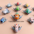 thumbnail image 5 of 12pcs Mini Metal Airplane Toys - Inertia-Powered, Alloy Construction, Perfect For Party Favors & Decorations, 5 of 5
