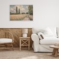 thumbnail image 3 of Stupell Industries Traditional Summer Path Between Poplars White Framed Giclee Art, 24 x 16, by Petals Prints Design, 3 of 8