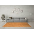 thumbnail image 3 of Ahgly Company Indoor Rectangle Oriental Orange Industrial Area Rugs, 2' x 4', 3 of 4