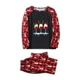 thumbnail image 2 of Pyjamas de Noël Assortis 2023 Lunettes Hommes Velours Pyjamas de Noël Famille, 2 of 8