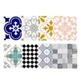 thumbnail image 6 of 10pcs Crystal Tile Stickers Bathroom Kitchen Home Wall Floor DIY Decor Self-Adhesive Waterproof Oil Proof Wall Sticker, 6 of 6