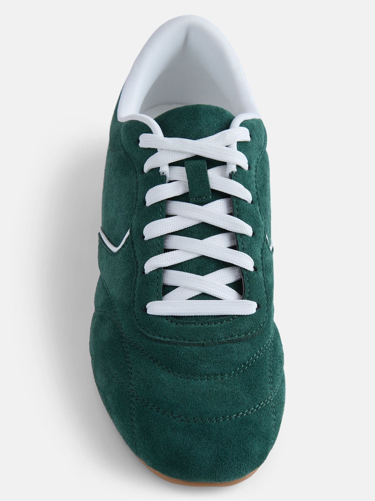 No Boundaries Women's Quilted Lace Up Sneakers