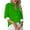 Green, variant on Womens Button Down Shirts, Long Sleeve Solid Color Casual Fall Tops Orange Size 2XL