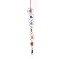 thumbnail image 1 of Crystal 7 Chakra Gemstone Wall Decor Personalized Colorful Crystal Pendant for Home Living Room, 1 of 7