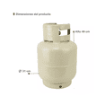 thumbnail image 2 of Tanque Para Gas LP Con Cilindro Portatil 10 Kg negro, 2 of 3