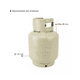 thumbnail image 2 of Tanque Para Gas LP Con Cilindro Portatil 10 Kg negro, 2 of 3