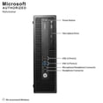 thumbnail image 5 of Pre-Owned HP EliteDesk 800 G2 SFF Desktop, Intel Core I3-6100 3.7 GHz, 8 GB DDR4, 128 GB SSD, DVDRW, WiFi, Bluetooth, Mouse&Keyboard, Windows 10 Pro 64 Bit, 5 of 7