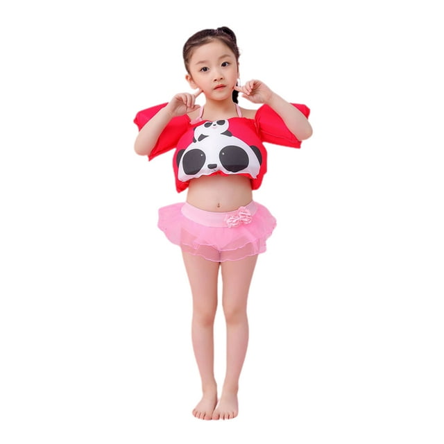 EYIIYE Kids Cartoon Swimming Equipment Life Jacket Sleeves Buoyancy Vest