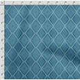 thumbnail image 3 of Soimoi Geometrical Print,Cotton Cambric, Quilting Fabric Sold by The Yard 42 Inch Wide, Medium Weight Cotton Fabric, SewingSupplies,Blue, 3 of 6