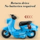 thumbnail image 5 of Pull Back Motorcycle Toy For Boys Rechargeable Friction Powered Rides On Car With Moving Parts Non Slip Wheels And Flip Up Seat, 5 of 6