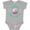 AC-Heather Grey, variant on Daddys First Mate (girl) Girls Baby Bodysuit