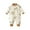Coffee, variant on Hwmodou Girls Jumpsuits Unisex Cotton Blend Baby Clothes Baby Jumpsuit Romper Crawling Pajamas Fall Winter Casual Jumpsuit,1-2Y