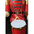 thumbnail image 2 of McRoberts, Julien 13x18 Gold Ornate Wood Framed with Double Matting Museum Art Print Titled - Strasbourg-France Large soldier playing a drum as part of festive holiday decor at Christmas, 2 of 4