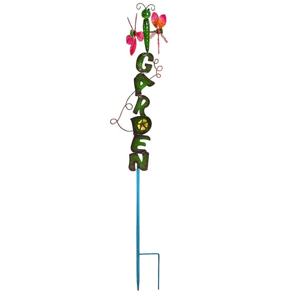 Evergreen 48"H Garden Dragonfly Wind Spinner