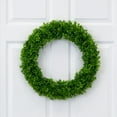 thumbnail image 3 of Nearly Natural 20in. Artificial Boxwood Wreath, Green, 3 of 4