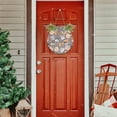 thumbnail image 7 of Dog Head Welcome Sign Farmhouse Front Porch Door Hanging Welcome Wreath for Holiday Wall Home 12 X 12 in Home Decor, 7 of 7