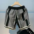 thumbnail image 4 of Pantalones cortos para hombre, holgados, anchos, para el hogar, para hombre, pantalones cortos deportivos holgados, para correr, a cuadros, ofertas especiales, ropa de calle, personalizables, esencial, 4 of 5