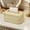 Beige, variant on AuroraX Stylish Tissue Box Cover Art Deco Rectangle Affordable Luxury Beige Napkin Holder Decorative Minimalist Facial Tissue Dispenser for Home,Living Room Decor