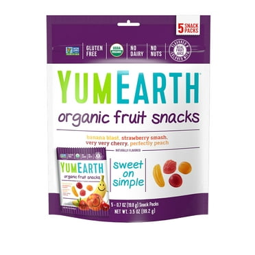 YumEarth, Organic Fruit Snacks, 3.5 Oz, 5 Ct