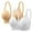 Beige/White, variant on WREESH 2 Pack Push-Up Bra Adaptive Bra Women Printing Gathered Together Large Size Daily Bra Underwear No Underwire Bras Underwear Wine