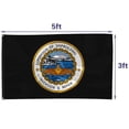 thumbnail image 2 of Fyon US Military Navy Supervisor Of Shipbuilding Conversion & Repair Flag banner with Grommets Man cave Decor 3x5Feet, 2 of 4