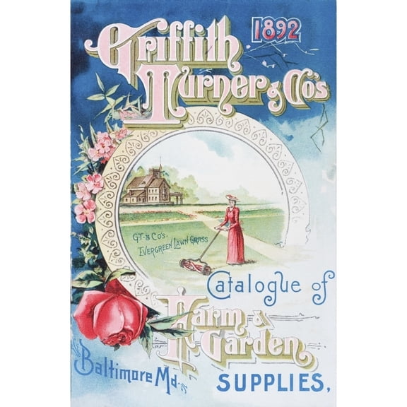 Posterazzi DPI12272539 Historic Griffith Turner & Co Catalog of Farm & Garden Supplies with Poster Print - 12 x 19 in.