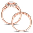 thumbnail image 4 of Everly Women's Diamond 14k Rose Gold Bridal Set, 4 of 7