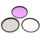 thumbnail image 4 of Kit de filtros 3 en 1 de 72 mm 46 mm UV CPL FLD + bolsa de transporte para cámaras digitales y 72mm Sunnimix Filtros de lente de cámara 55 mm, 4 of 8