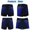 thumbnail image 4 of Square Leg Swim Briefs Athletic Quick Dry Bathing Suit Board Short for Men Swimming Boxing Running Water Activities, 4 of 8