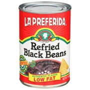 LA PREFERIDA BEAN REFRIED BLACK FF 16 OZ - Pack of 12