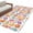 Pink Purple, variant on Area Rugs 2.7'x5', Easter Eggs Carpet for Living Room Bedroom Dining Room, Colorful Eggs Spring Flowers Leaves Retro Pastoral Throw Kitchen Rugs Non Slip Washable Rectangle Indoor Outdoor Rugs