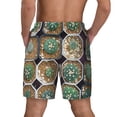 thumbnail image 2 of Lsque Mens Swim Trunks Cactus Garden Pattern - Bathing Suit Compression Liner - Beach Swim Shorts Swimwear - (S-3XL) - Stretch Quick Dry -3X-Large, 2 of 9