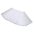 thumbnail image 4 of 16 hojas de puntos de gancho y bucle que evitan resbalones, cintas de puntos autoadhesivas de forma redonda, color blanco, 4 of 8