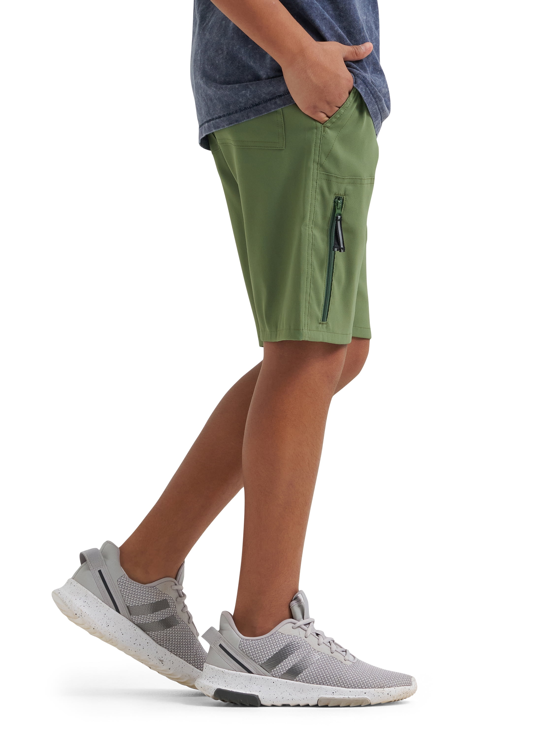 Wrangler® Boy's Tech Cargo Shorts with Screen Cleaner, Sizes XS-2XL & Husky