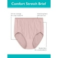 thumbnail image 6 of Vanity Fair Radiant Collection Women's Comfort Stretch Brief Panties, 3 Pack, Sizes S-5XL, 6 of 6