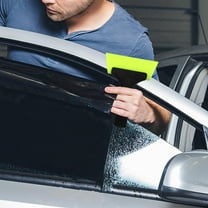 RENACLIPY Handheld Car Window Squeegee with Rubber Blade, 1 Pack, Streak-Free Glass Cleaner Tool for Cars and Homes