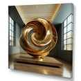 thumbnail image 2 of Designart "Spiraling In The Golden Ratio" Abstract Spirals Canvas Prints, 2 of 7