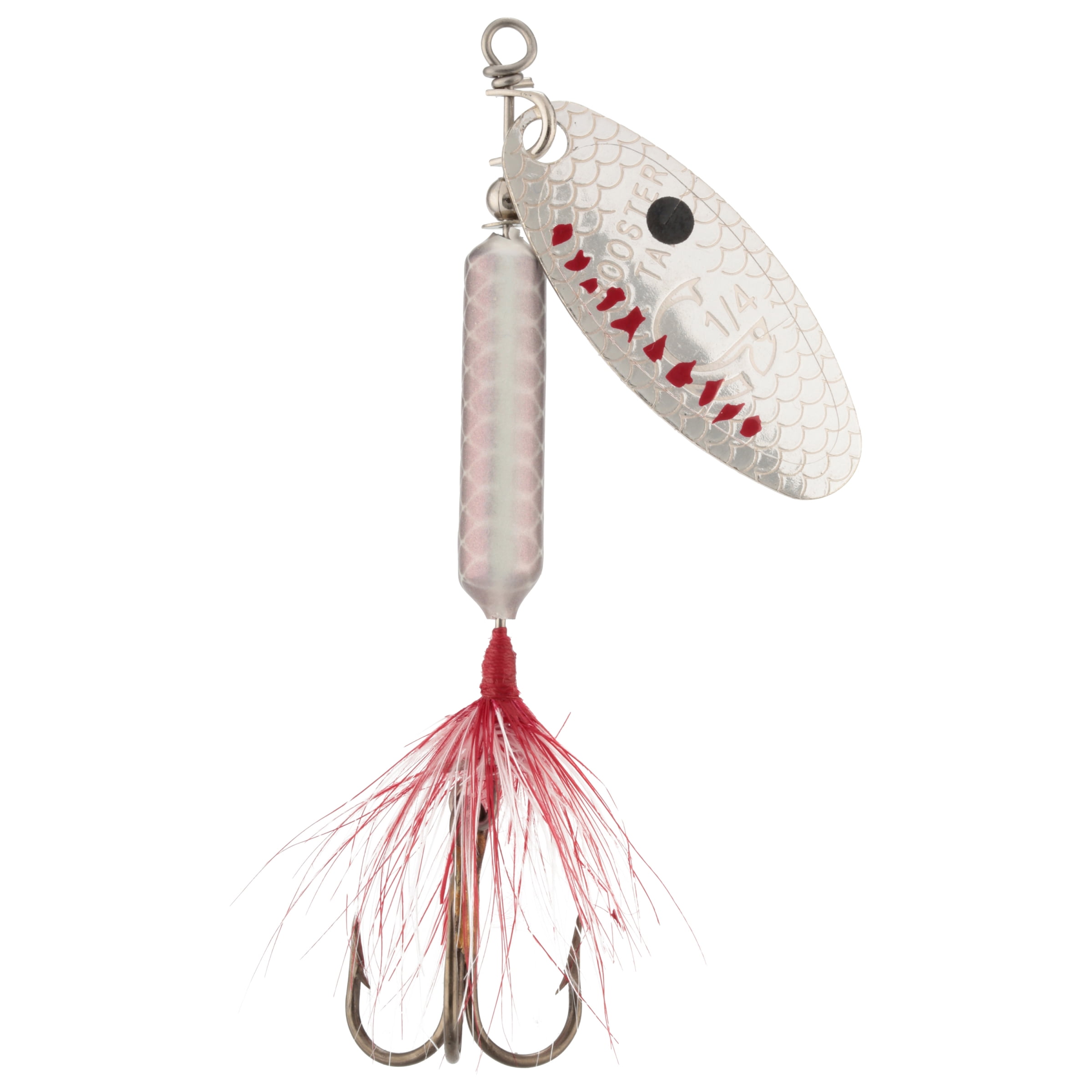(3 pack) Worden's® Rooster Tail® Original, Inline Spinnerbait Fishing Lure, 1/4 oz. Carded Pack