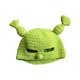 thumbnail image 1 of Gorros de lana tejidos a mano Shrek modelo B enmascarado, gorros de punto, gorros verdes, gorros de invierno de lana tejidos a mano, gorros de dibujos animados para cosplay para mujer y hombre, 1 of 5
